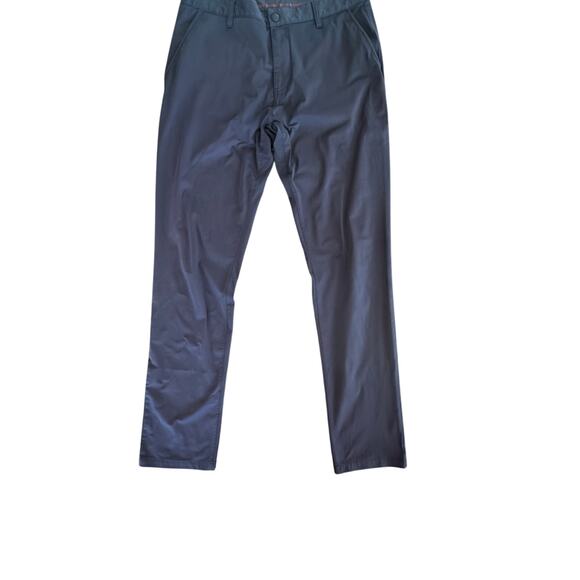 Rhône commuter classic pant navy blue size 33 inseam 31.5 straight leg stretch - Picture 3 of 9